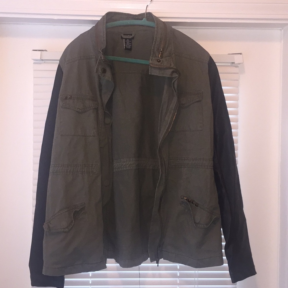 Olive green jacket
